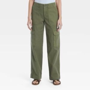 Olive Green Women's Cargo Pants
